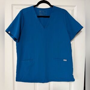Figs Women's Alps Blue Casma Scrub Top